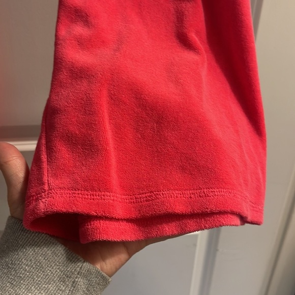 Juicy couture large pink Terry cloth Drawstring crop joggers - Picture 2 of 5